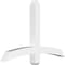 Ekena Millwork Bellingham Architectural Grade PVC Gable Bracket, 48"W x 32"H x 4"D x 4"F, 16/12 Pitch GBP048X32X0404BEL00 - alternate 1